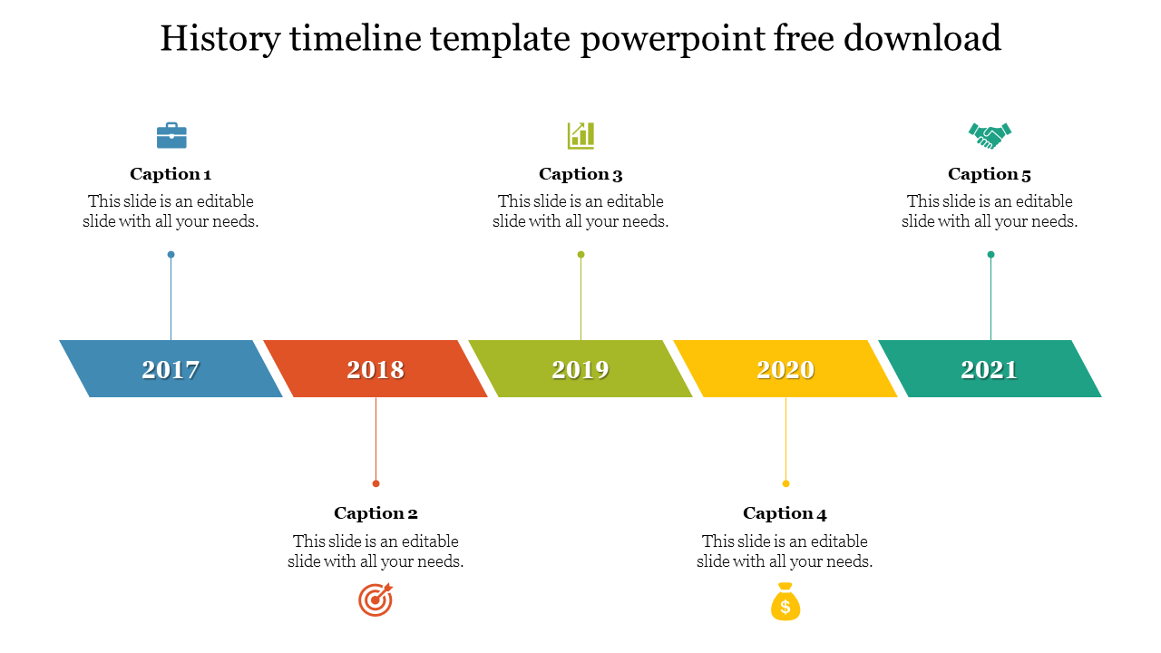 history timeline template free download